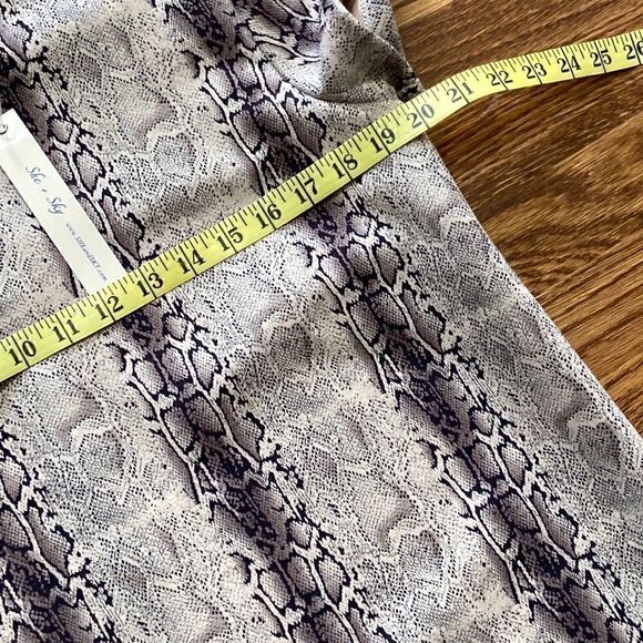 NWT Snakeskin Dress - Picture 9 of 13